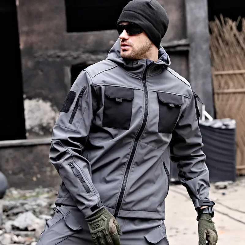 Military jackets men tactical soft - Фотография_3