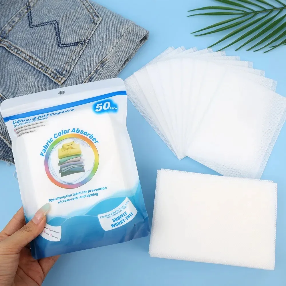 Поглощающий цвет лист для стиральной машины - Фотография_6