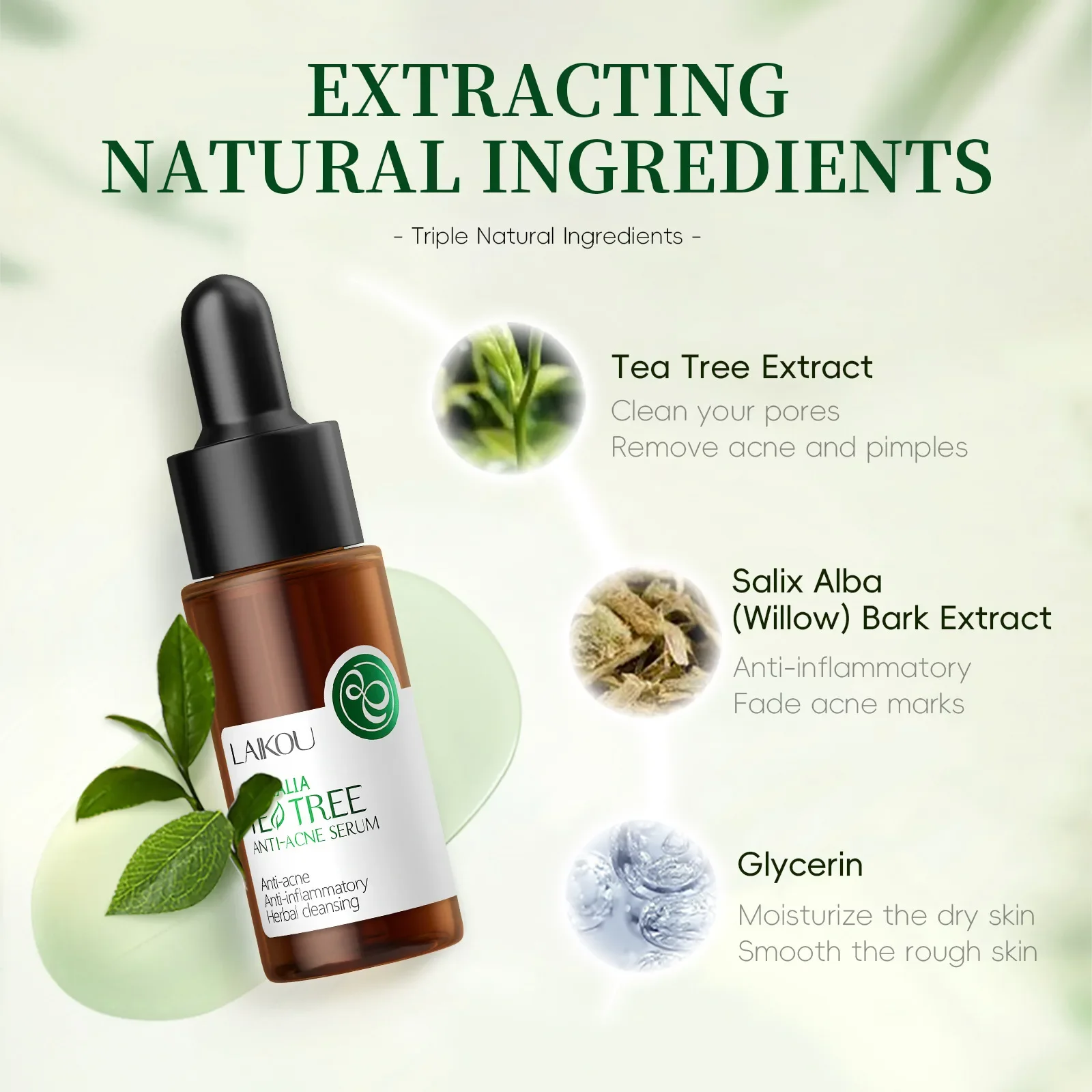 Laikou tea tree essence 17 мл увлажняющая - Фотография_2