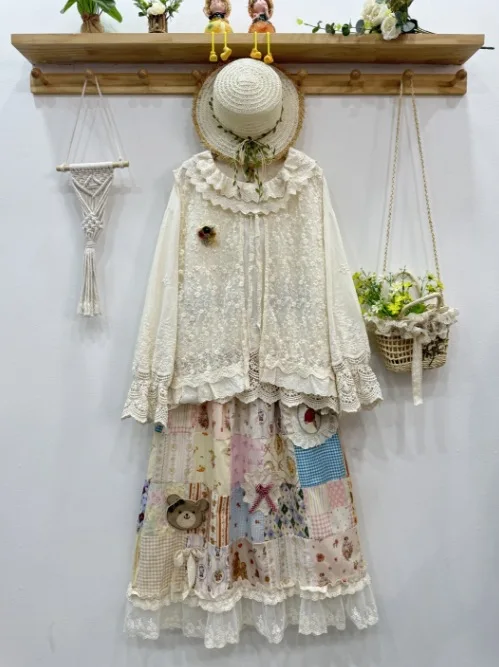 Японские винтажные лолита мори для девочек - Фотография_3