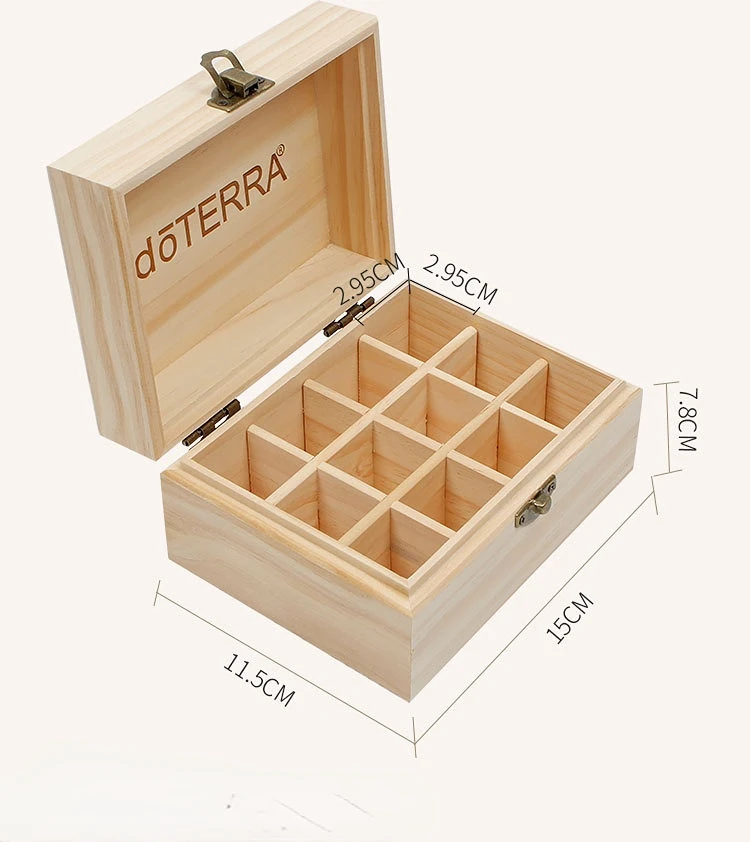Деревянная коробка для хранения эфирных масел doterra - Фотография_3