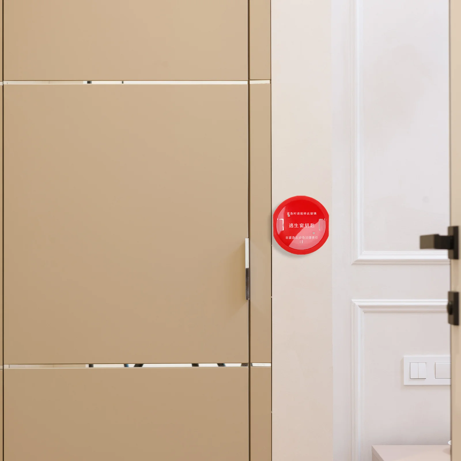 Настенный ящик для аварийных ключей со стеклянным окном - Фотография_2