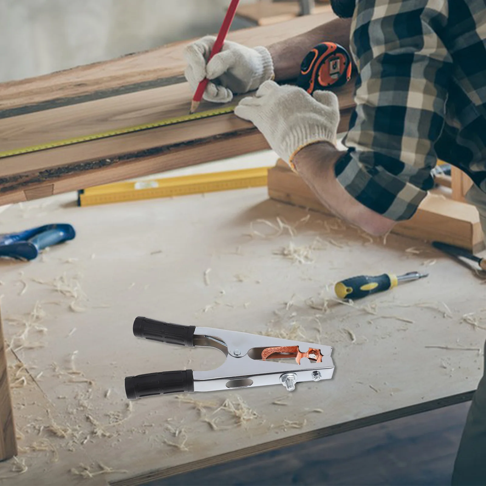 Сверхмощный сварочный зажим для заземления 800а