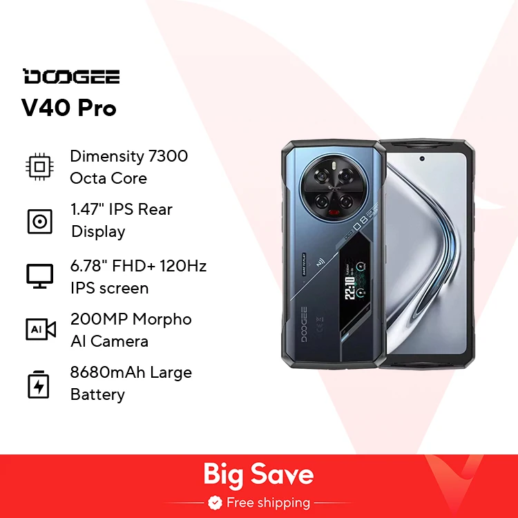 Мировая премьера doogee v40 pro 5g прочный телефон 6