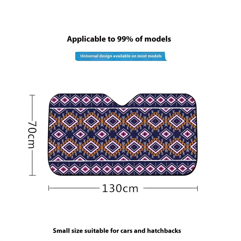 Автомобильный солнцезащитный козырек в этническом стиле - Фотография_4
