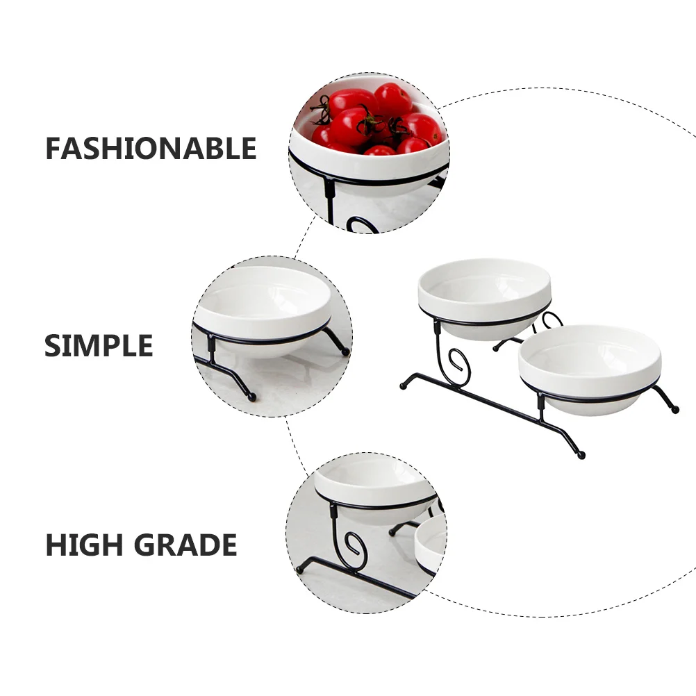 Двухслойная подставка для торта в классическом европейском стиле - Фотография_2