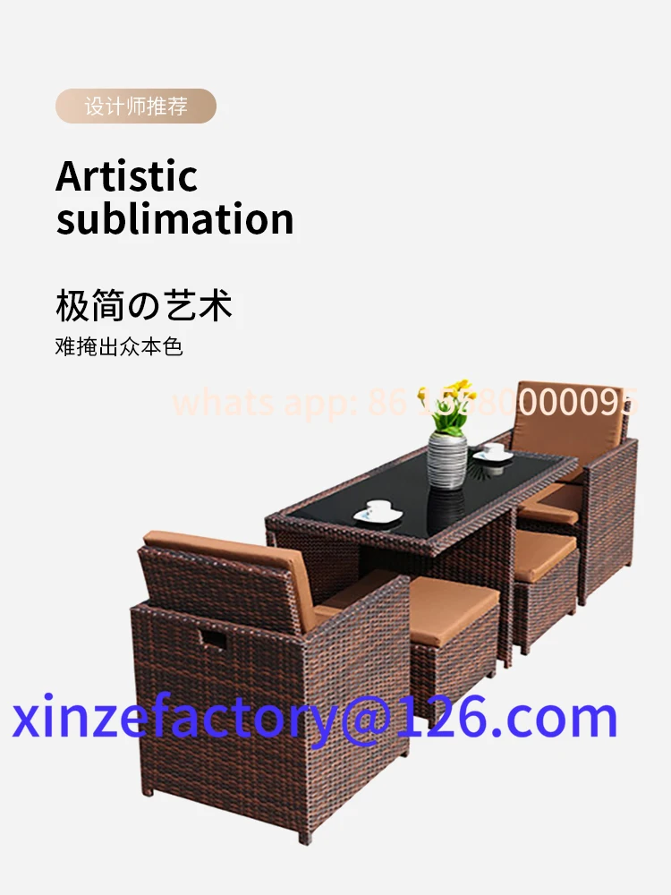 Настраиваемый стул для террасы для отдыха на открытом воздухе - Фотография_3