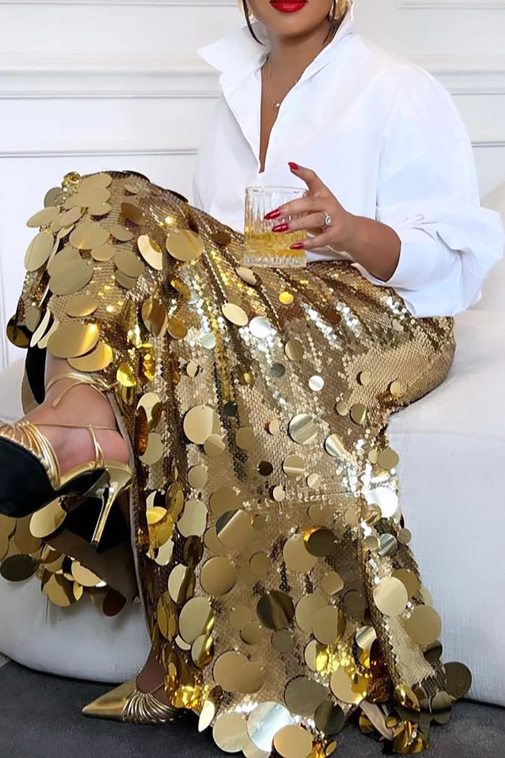 Женские официальные юбки больших размеров - Фотография_3