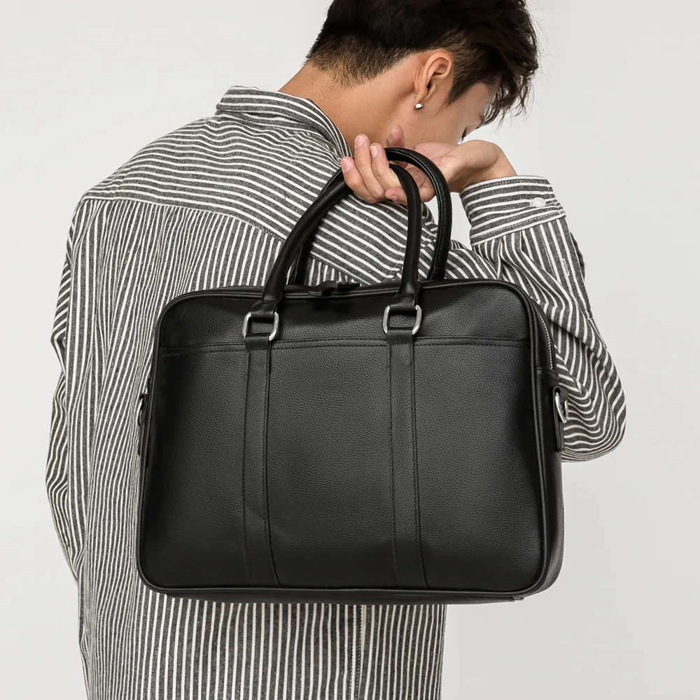 Портфель из натуральной кожи для мужчин - Фотография_2