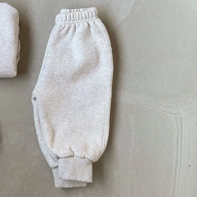 Зимние новые детские флисовые брюки для маленьких девочек - Фотография_3