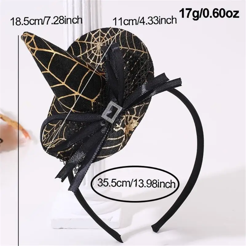 39bd spiderweb pattern witch hat - Фотография_6