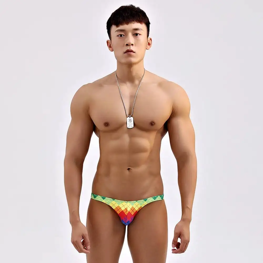 Мужские треугольные пикантные белые - Фотография_2