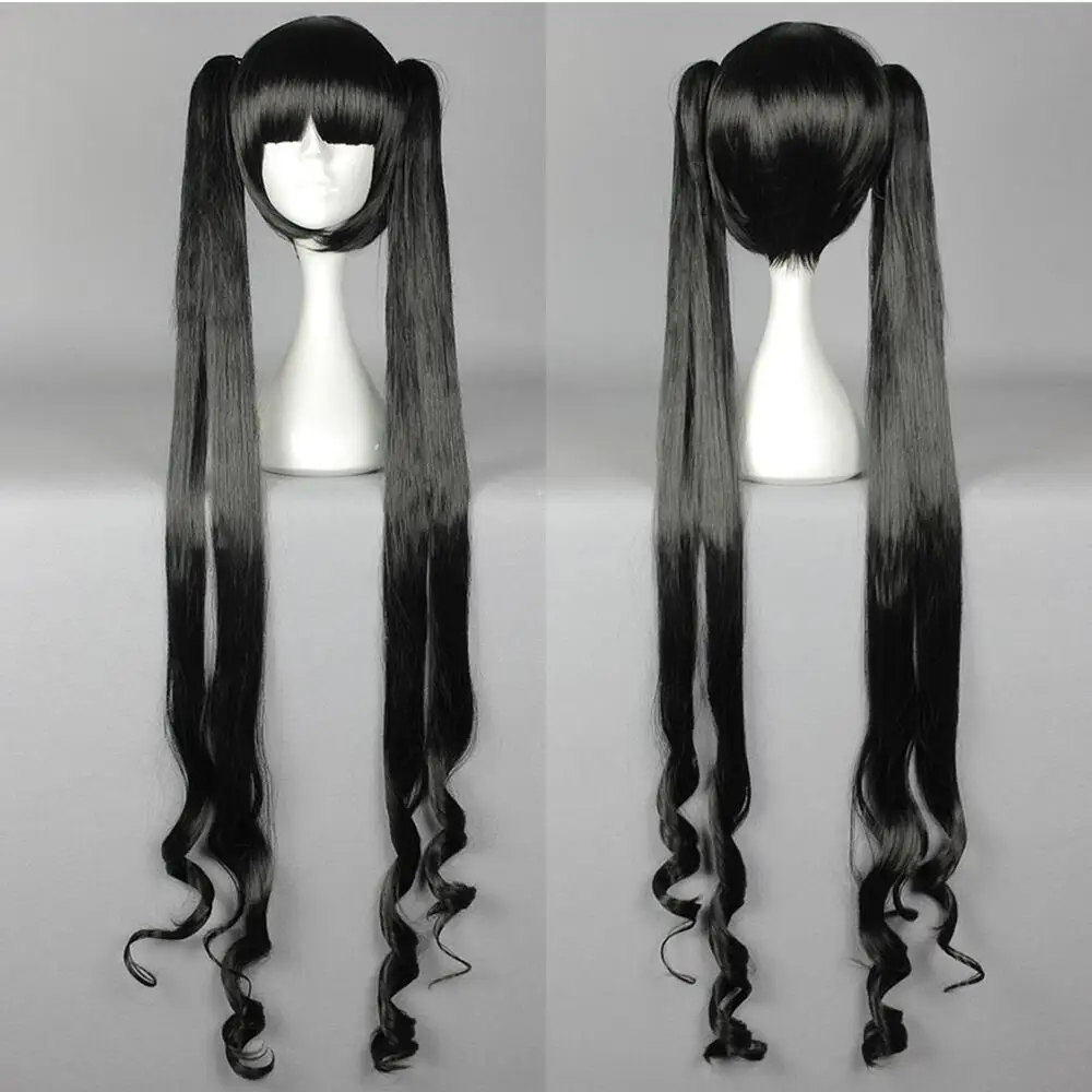 Hair wigs for women 39" black - Фотография_6