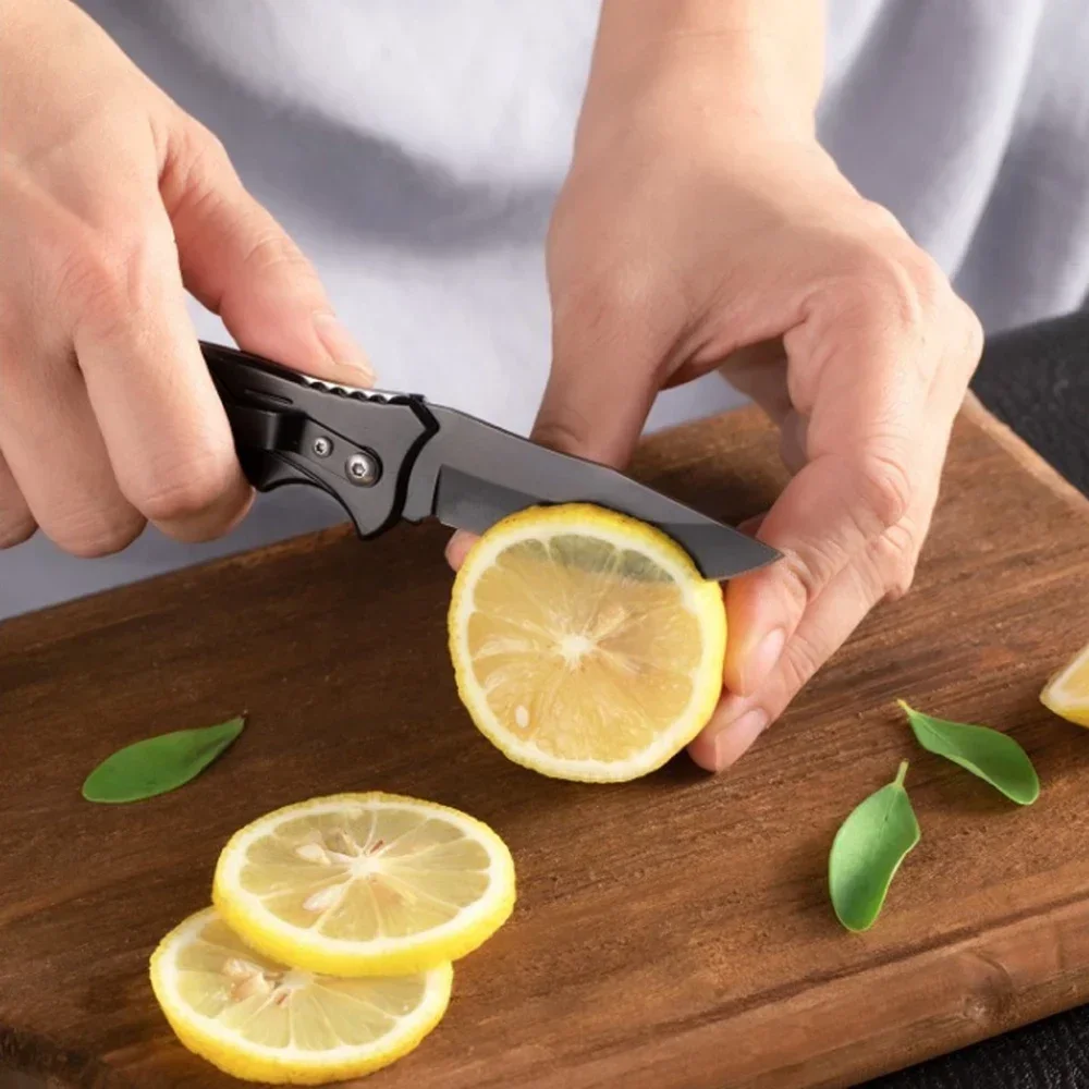 Новый практичный edc острый складной нож из нержавеющей стали - Фотография_5