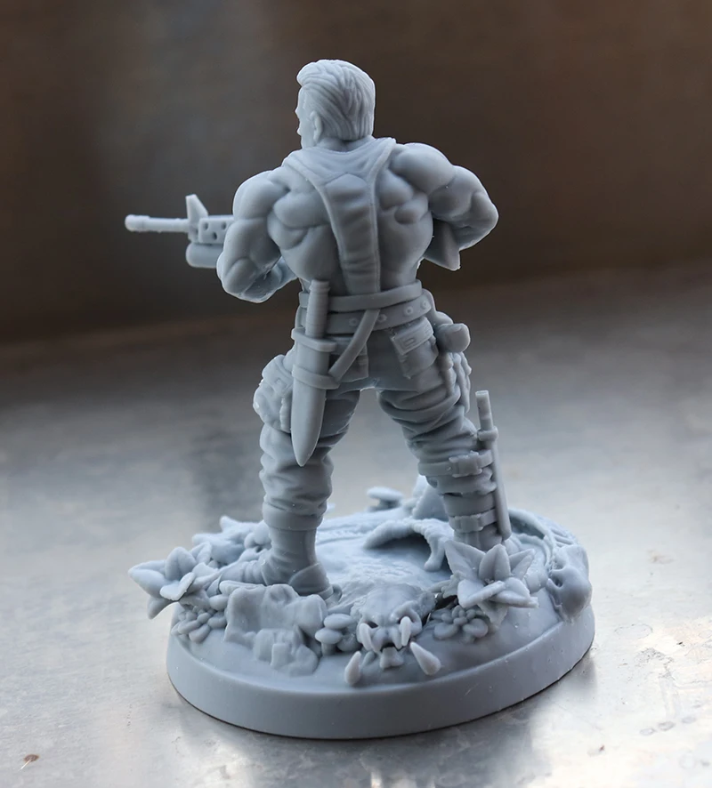 Модель солдатика из смолы 1/24 75 мм 1/18 мм 100 мм - Фотография_4
