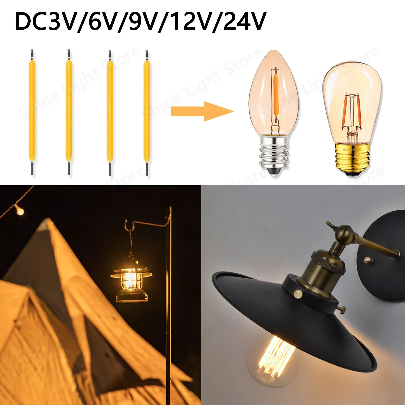 Dc3v/6v/9v/12v/24v 38 мм светодиодная - Фотография_6