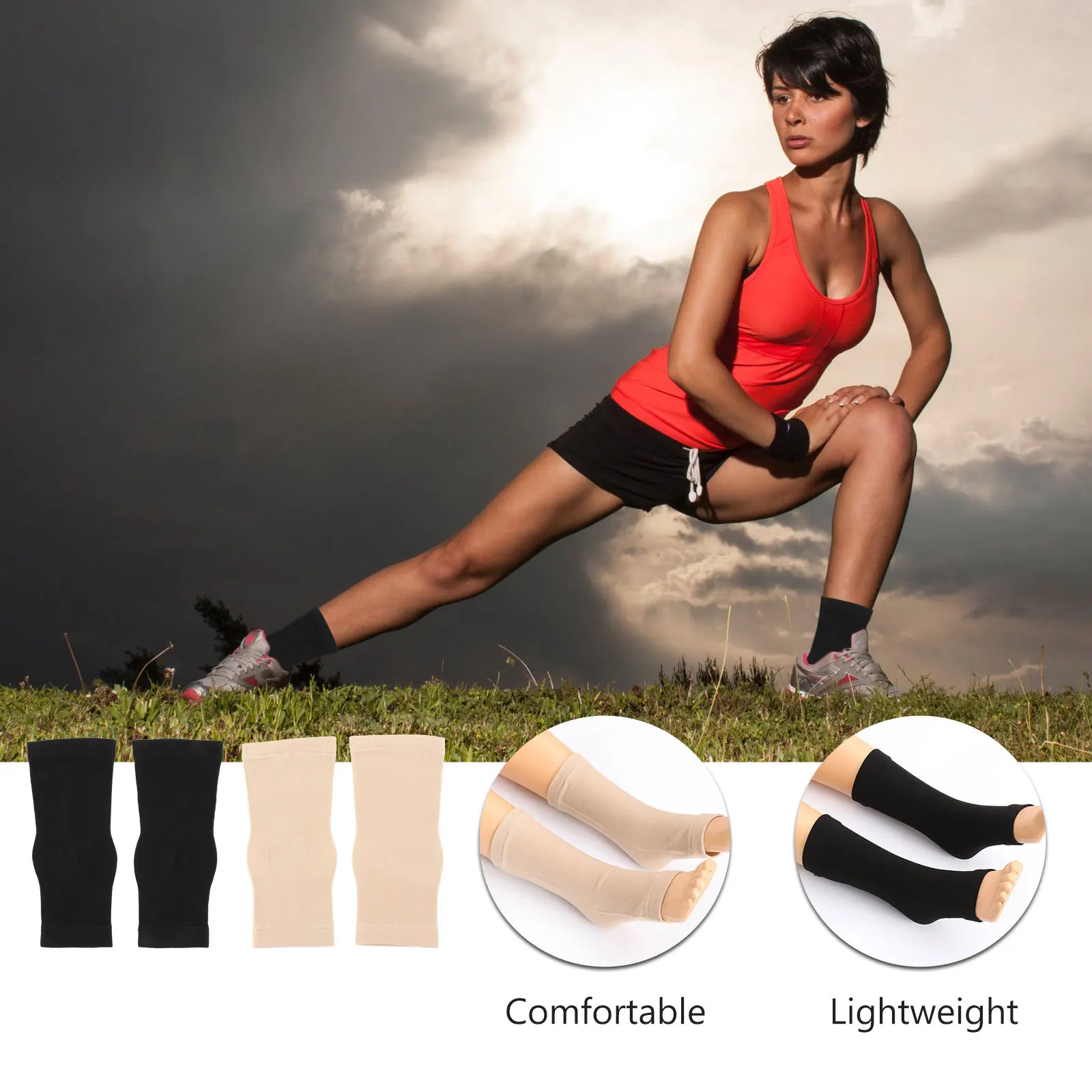 2 пары высокоэластичных носков с поддержкой лодыжки - Фотография_3