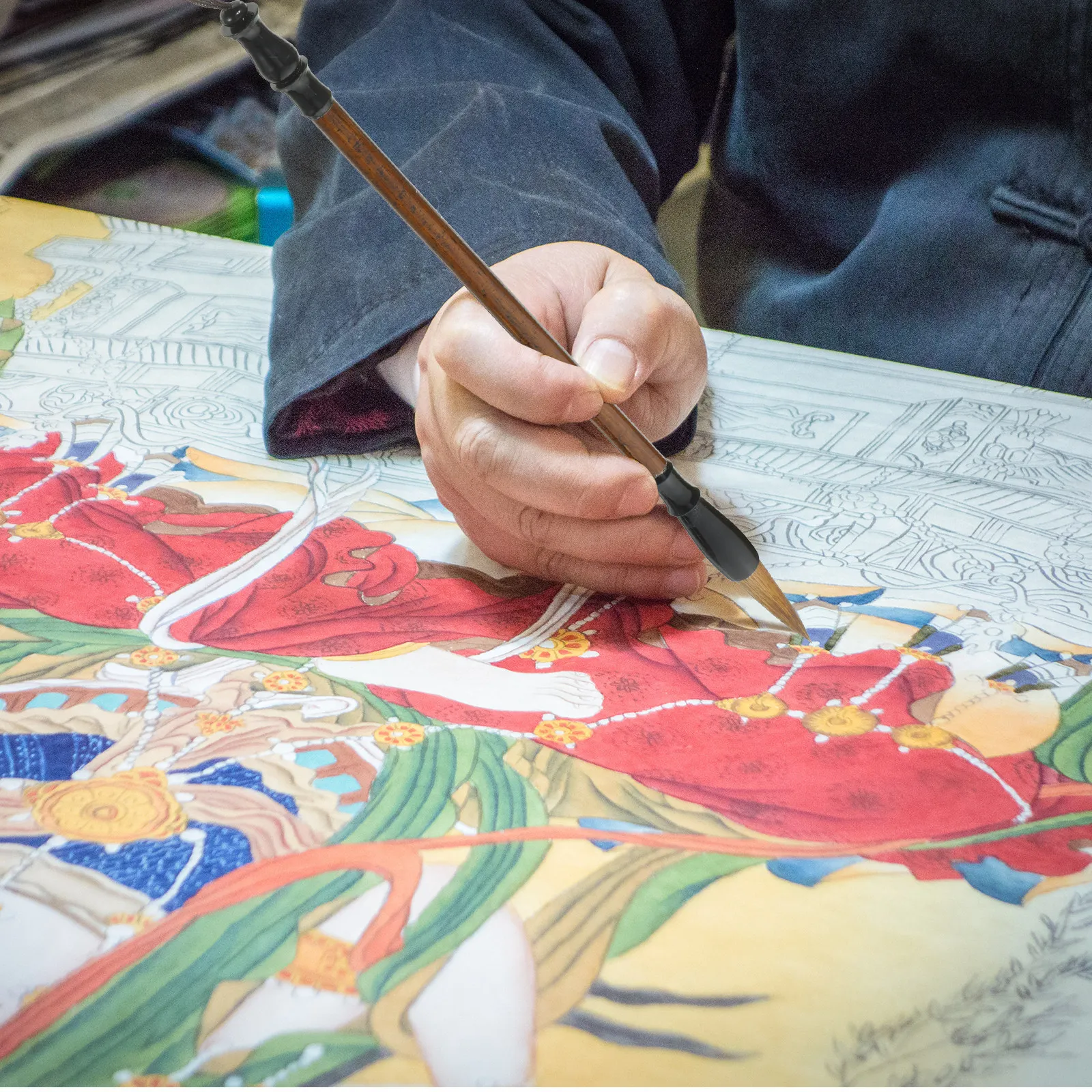 Набор кистей для китайской каллиграфии - Фотография_3