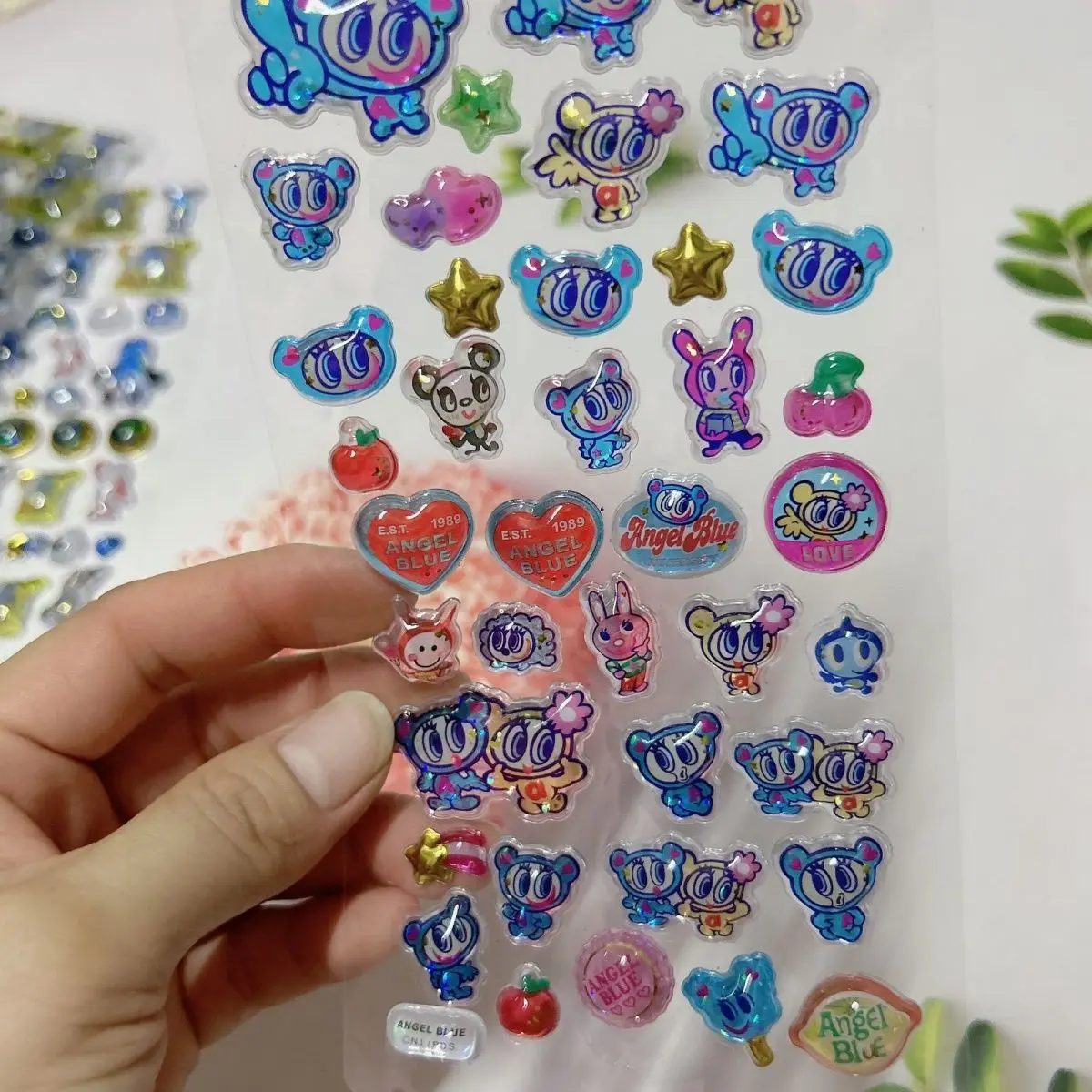 Синяя наклейка «ангел диснея» - Фотография_4