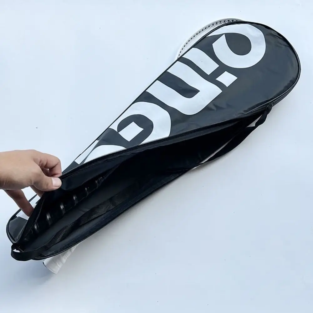 Прочный черный чехол для бадминтона из искусственной ткани оксфорд - Фотография_5