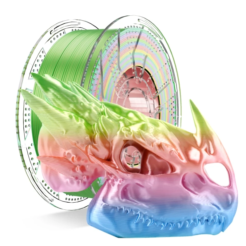 Conjure silk pla радужный матовый многоцветный 1