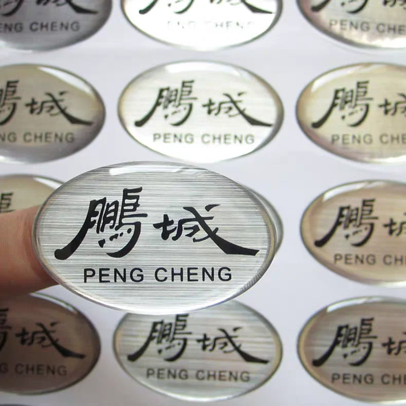 Индивидуальные прозрачные 3d купольные наклейки из смолы - Фотография_4