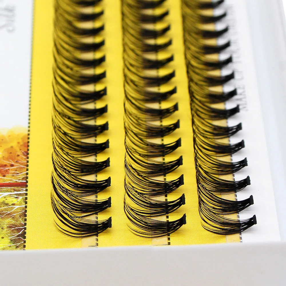 Тонкие норковые индивидуальные кластерные ресницы - Фотография_5