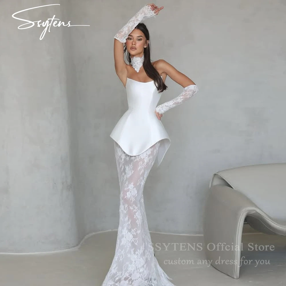 Ssytens современные белые свадебные