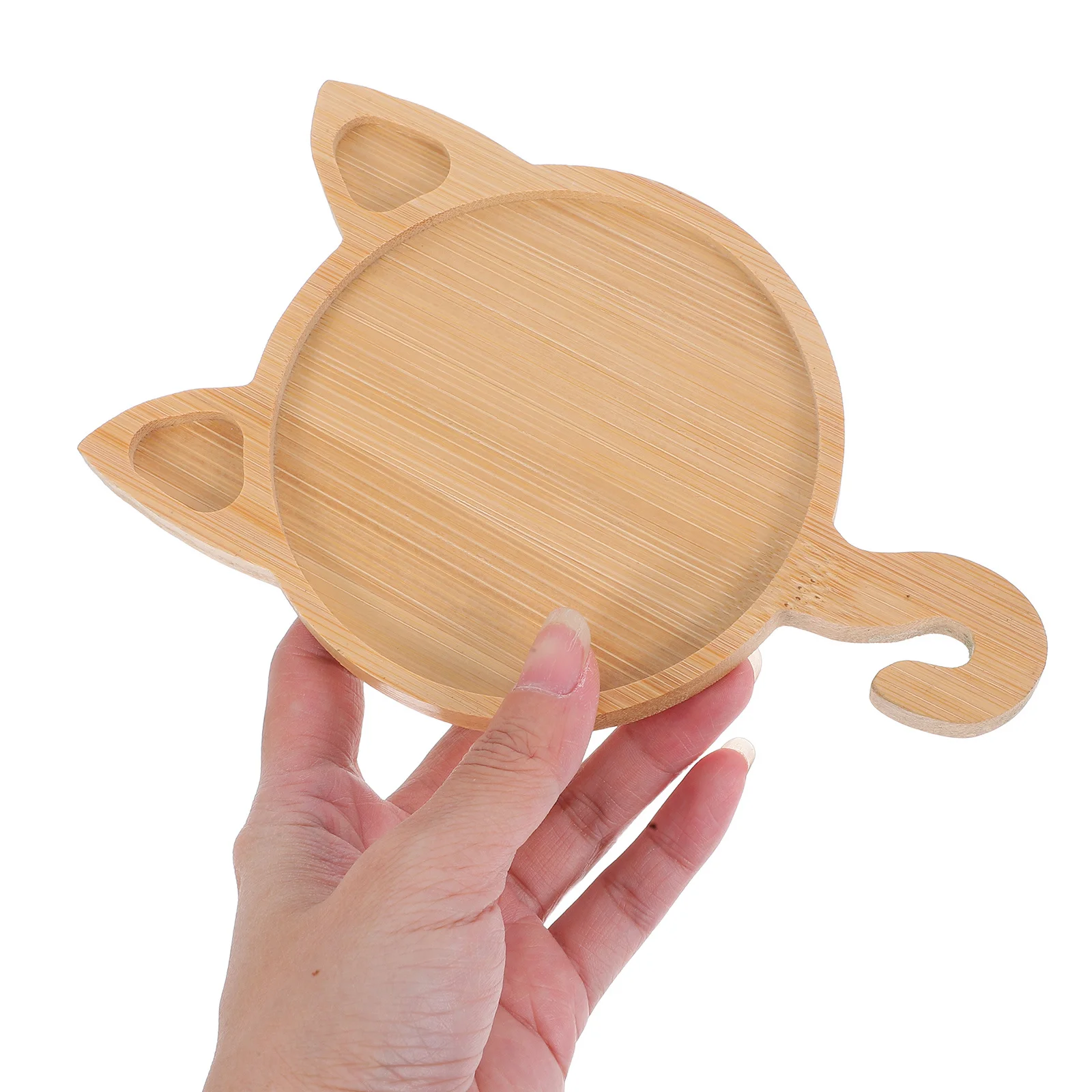 Пустой бамбуковый поддон для подставки для diy