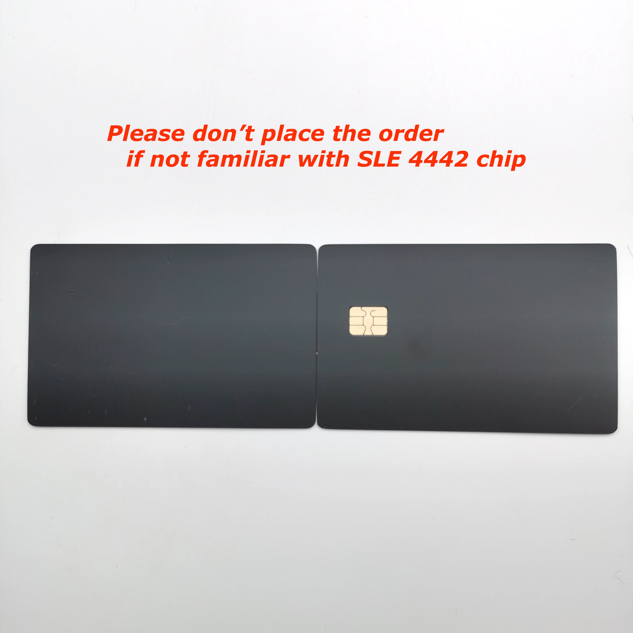 Чип contact sle4442 smart ic blank metal card - Фотография_5