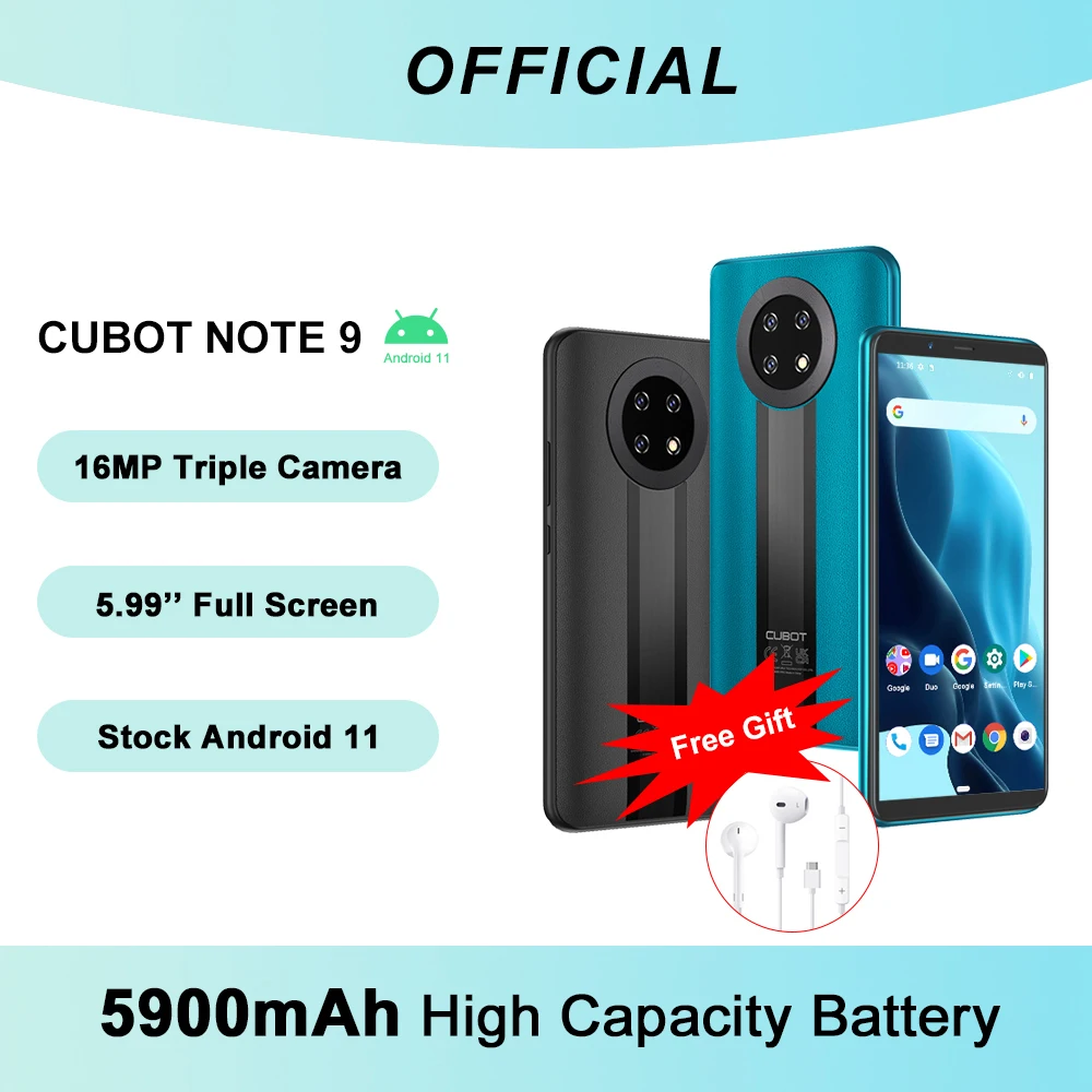 Cubot note 9 смартфон