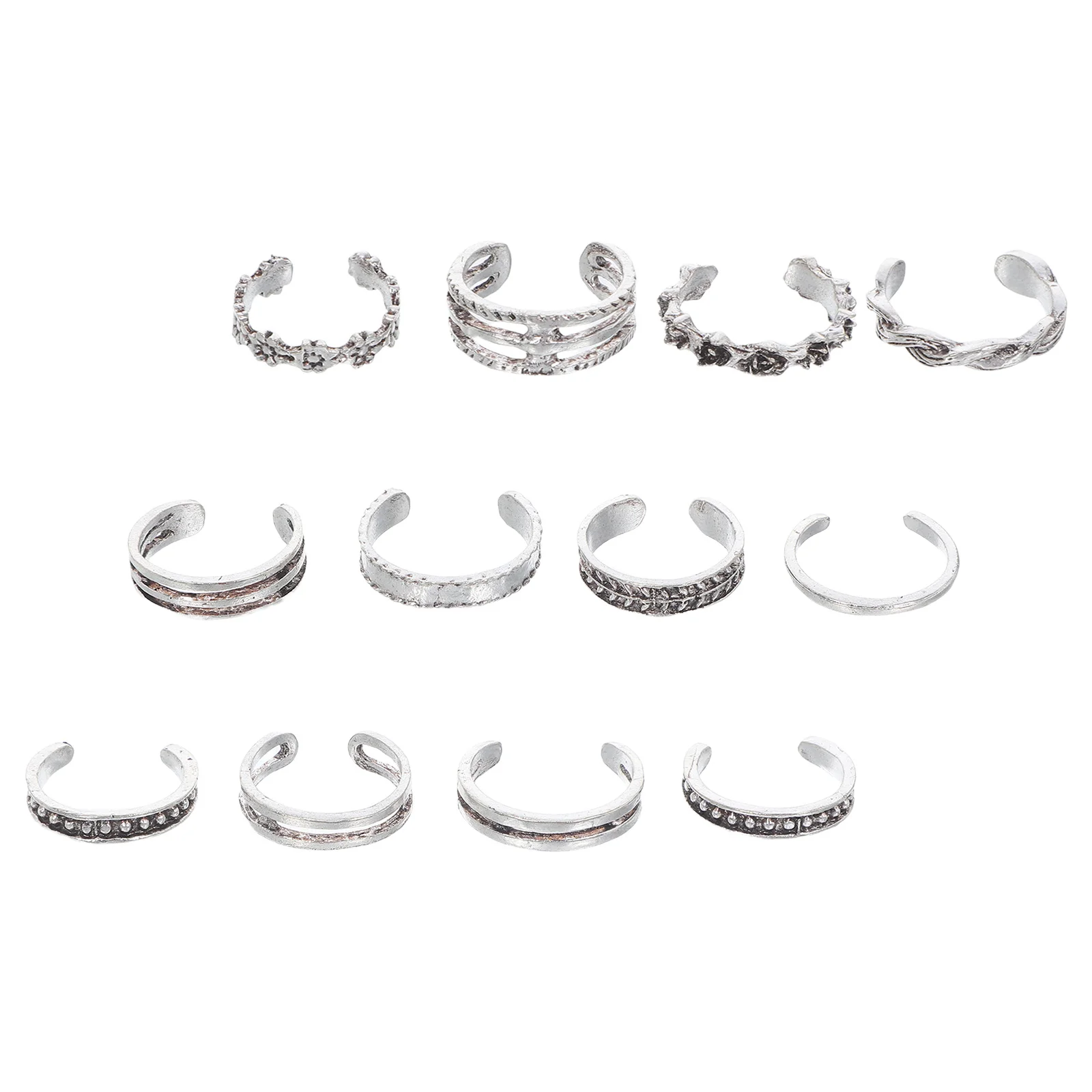 Регулируемый женский набор колец на носок