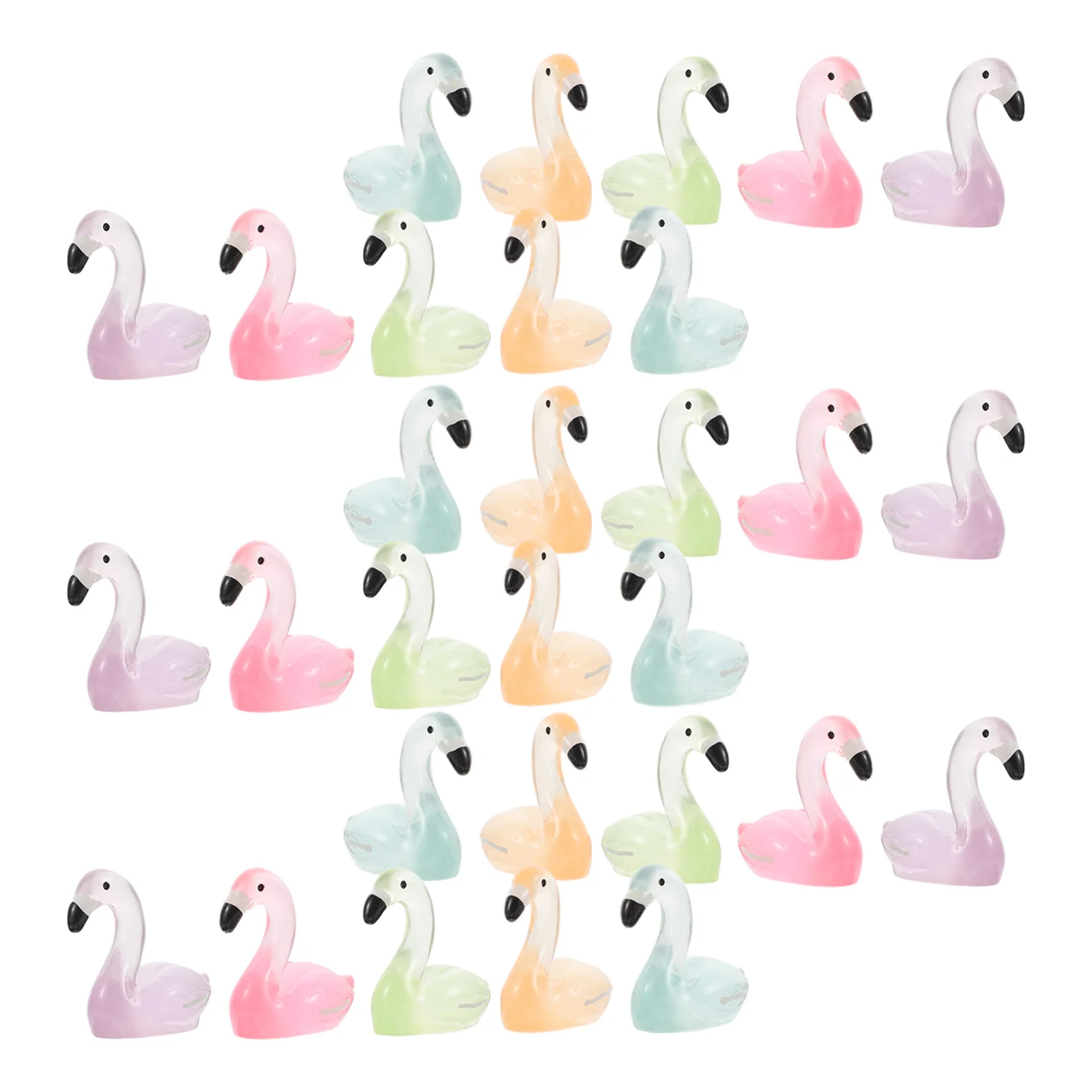 Мини-фламинго, изысканная декоративная скульптура животного для дома - Фотография_6