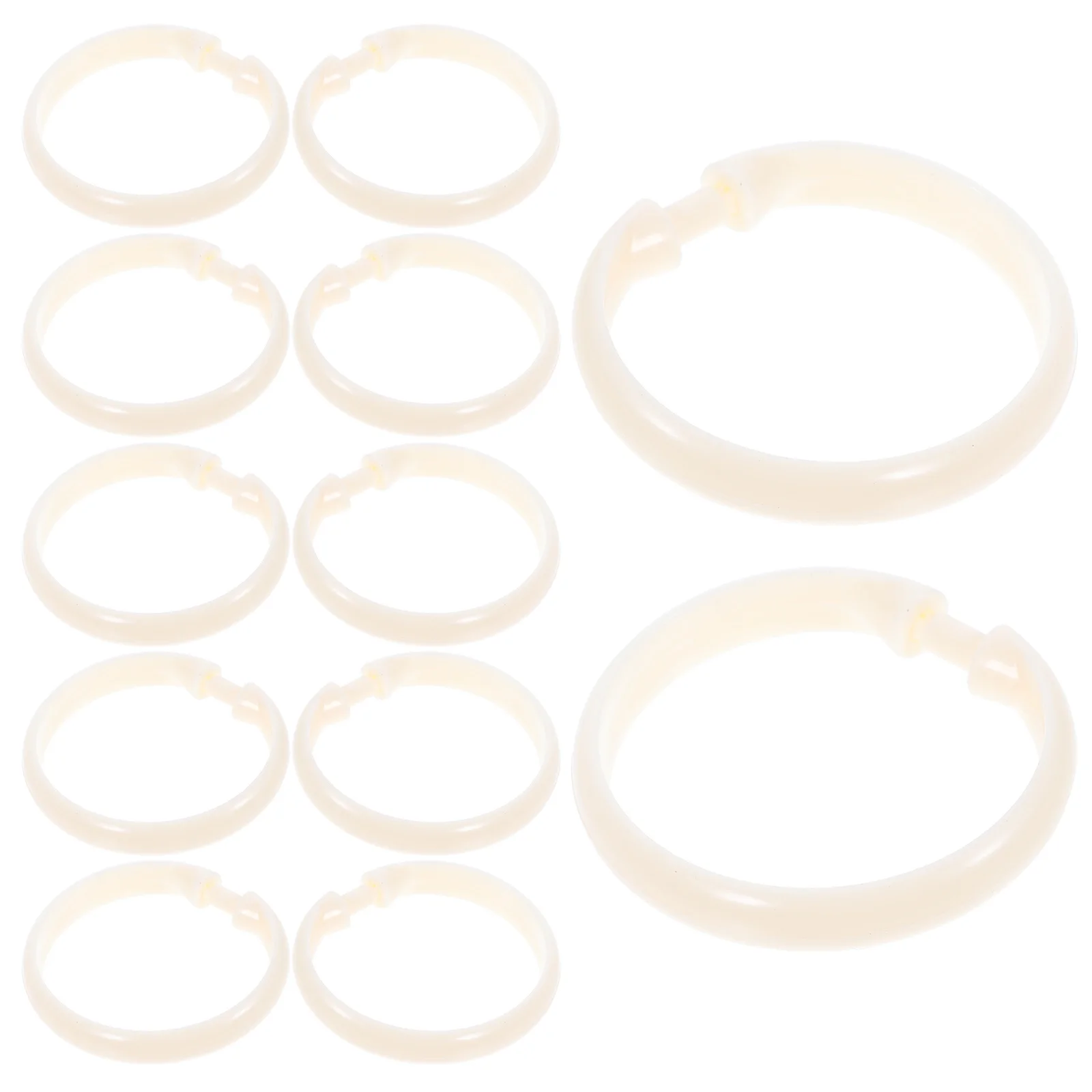 Круглые крючки для занавесок для душа для ванной комнаты - Фотография_4