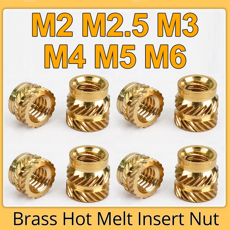M2 m2.5 m3 m4 m5 m6 латунная термоплавкая