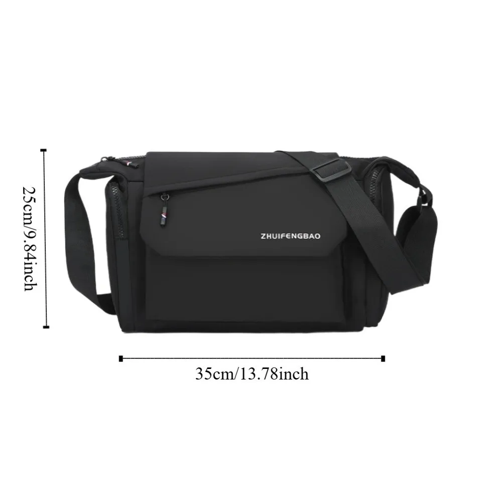 Водонепроницаемая мужская сумка через плечо - Фотография_5