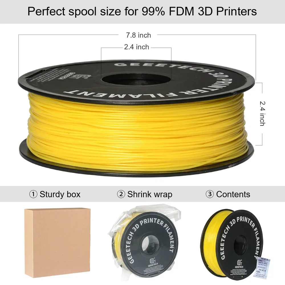 Стандартная нить geeetech pla 1 кг 1 - Фотография_4