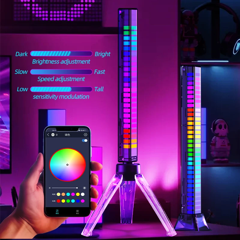 Rgb звуковой светильник - Фотография_4