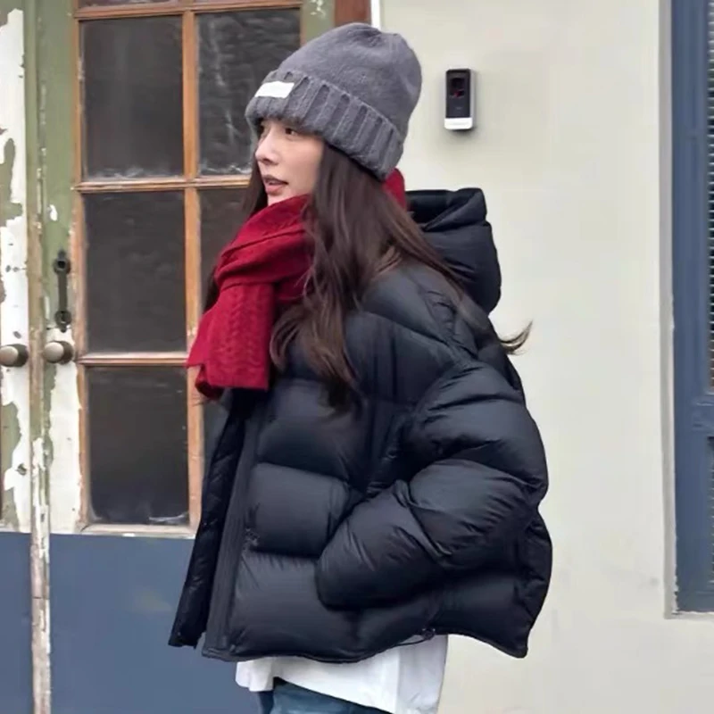 Модные пышные толстые теплые женские парки - Фотография_5