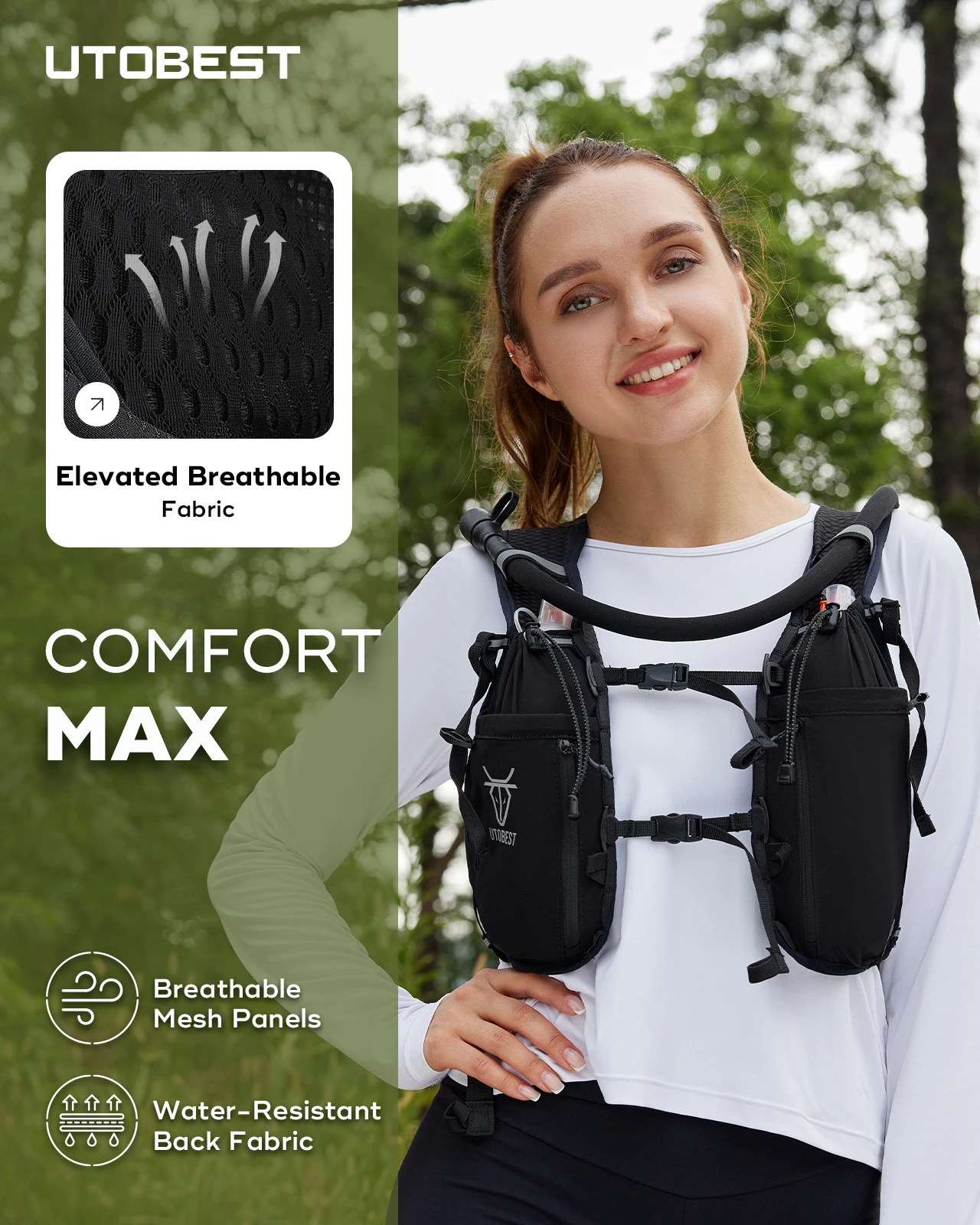 Utobest рюкзак для бега по пересеченной - Фотография_5