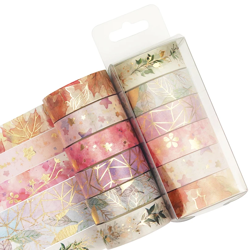 6 рулонов лент sakura washi
