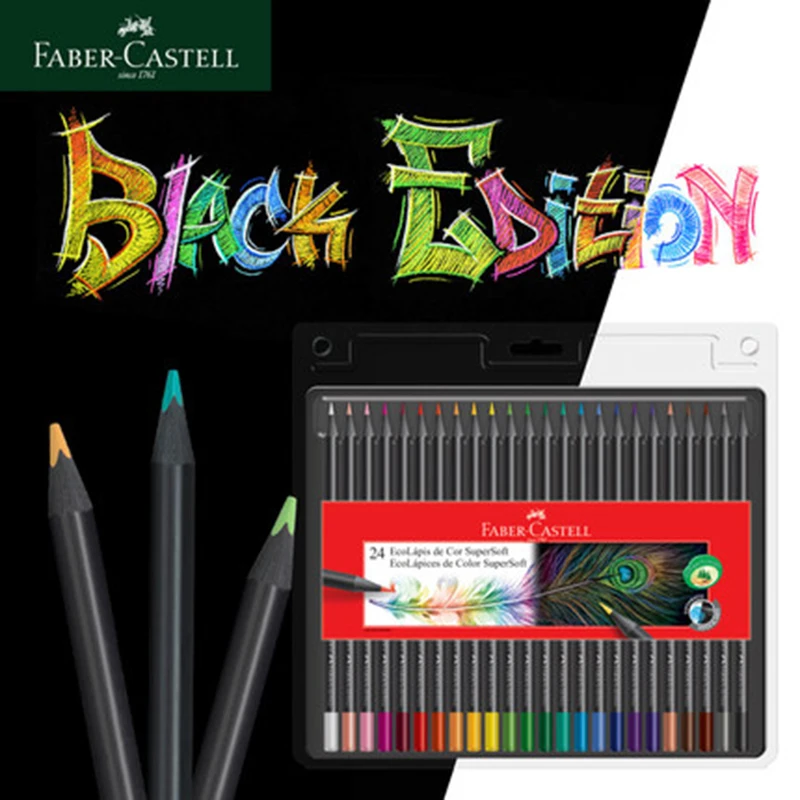 Faber-castell, черные стержни