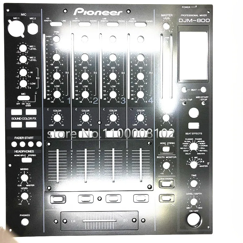 Лицевая панель forpioneer djm800 djm-800 dnb1144