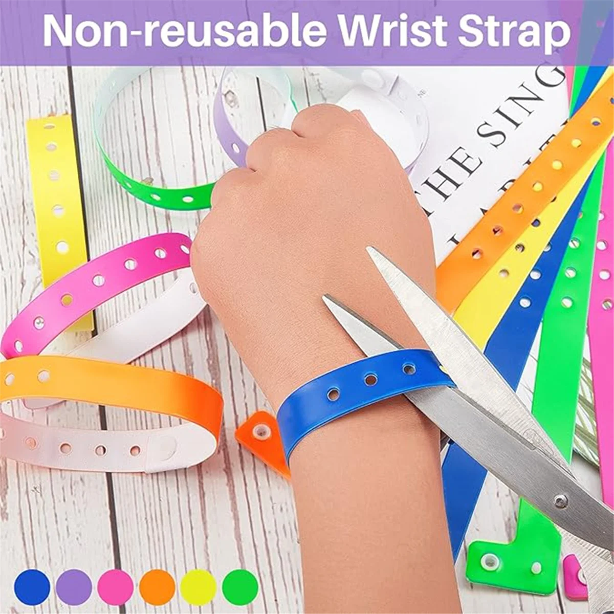 Виниловые браслеты пластиковые