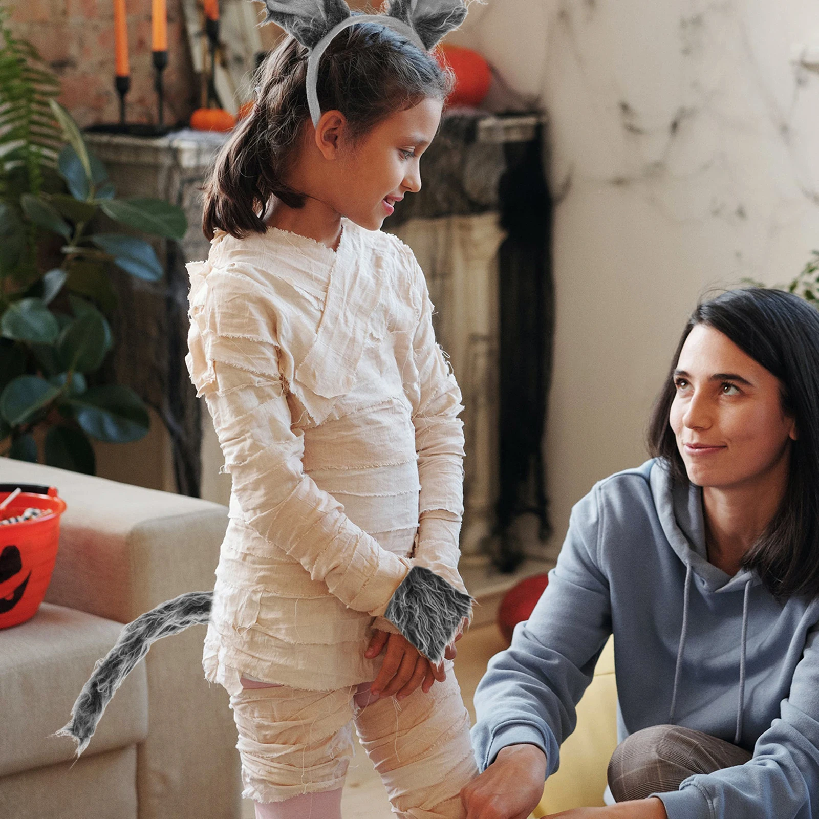 Набор перчаток с хвостом