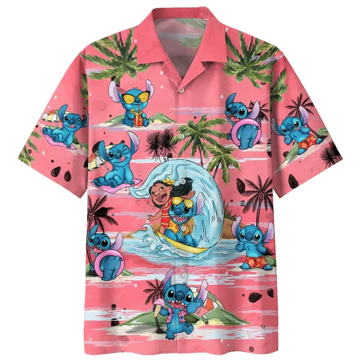 Гавайская рубашка lilo stitch - Фотография_5