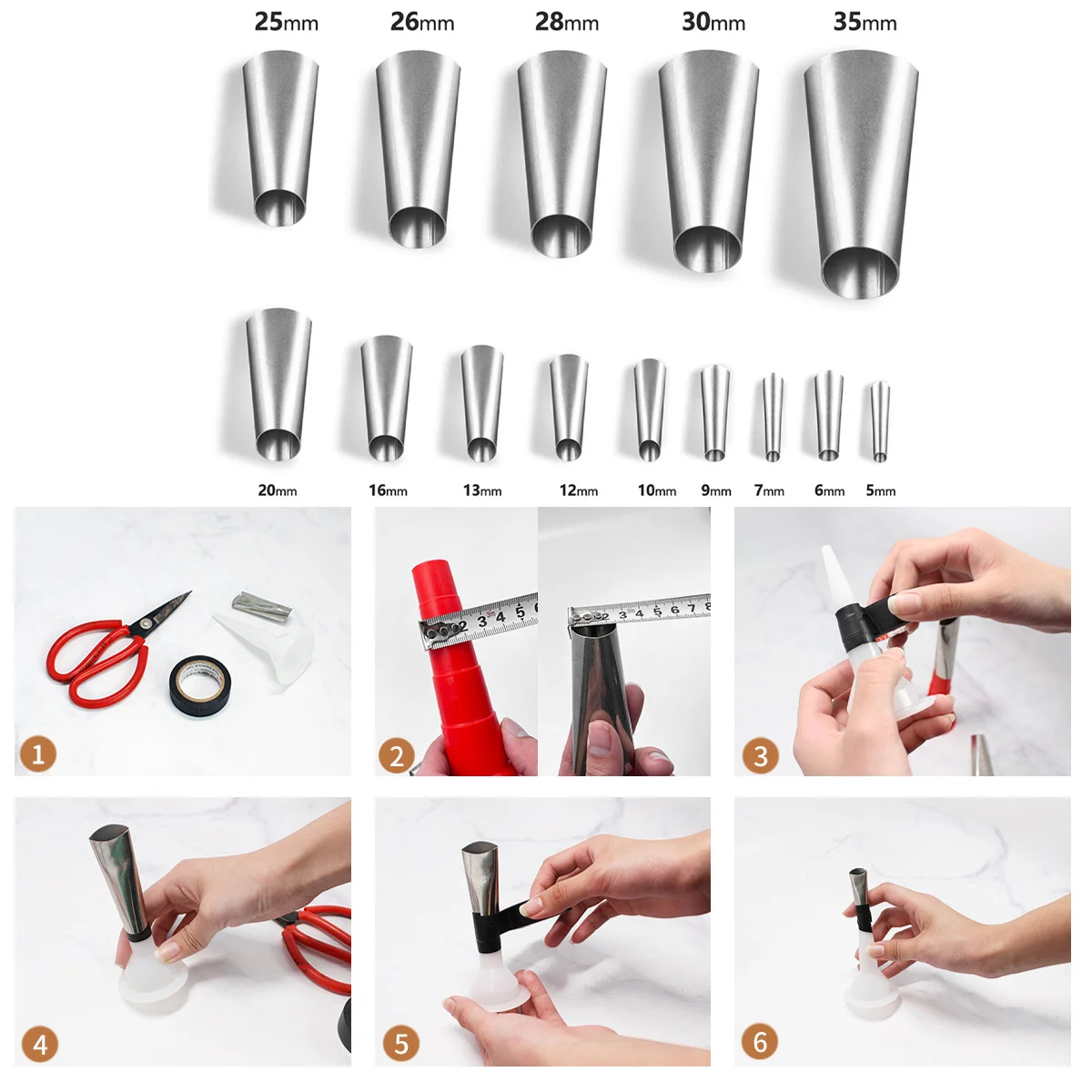 Насадка для уплотнения из нержавеющей стали - Фотография_6