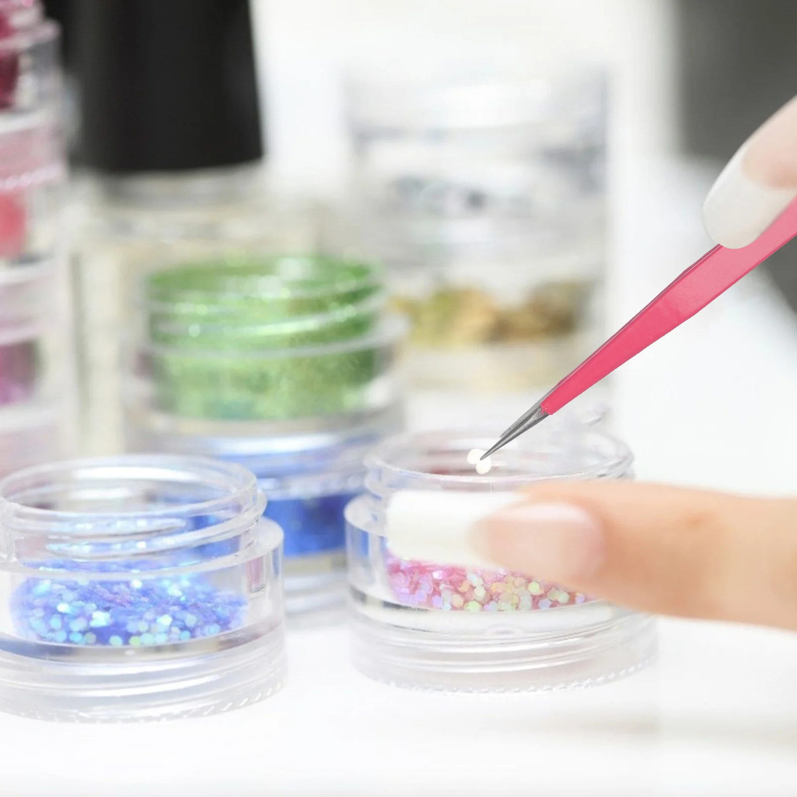 Маникюрные двусторонние пинцеты - Фотография_4