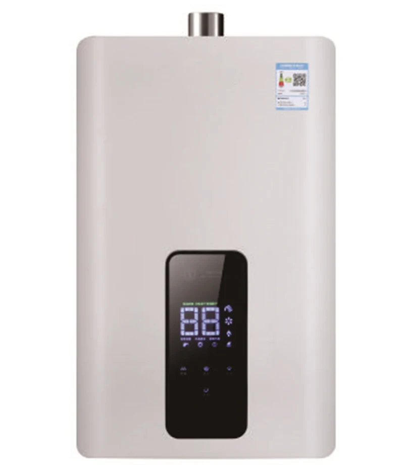 Усовершенствованный светло-серый проточный водонагреватель 10–16 л