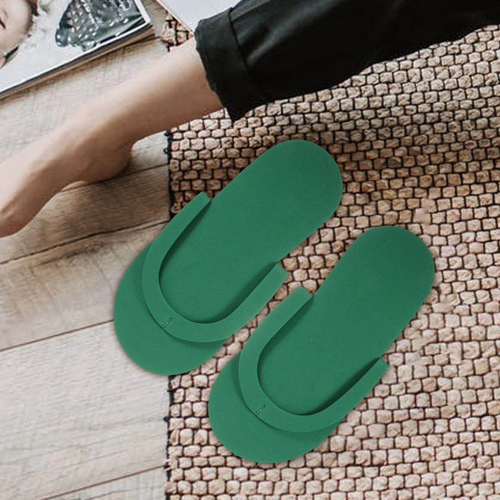 24-парные складные тапочки для педикюра для мужчин и женщин - Фотография_4